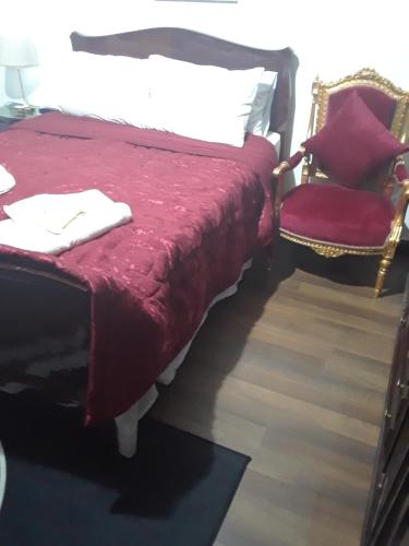 Cama o camas de una habitación en New Boutique Apartment Egypt