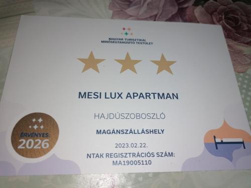 Mesi Lux apartman 4200 Hajdúszoboszló, Debreceni út 2 kép - 3