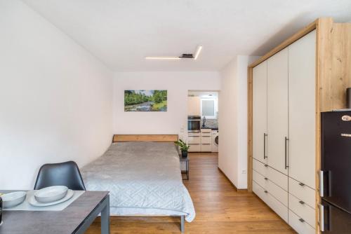 Postel nebo postele na pokoji v ubytování Ferienwohnung Rennbächle