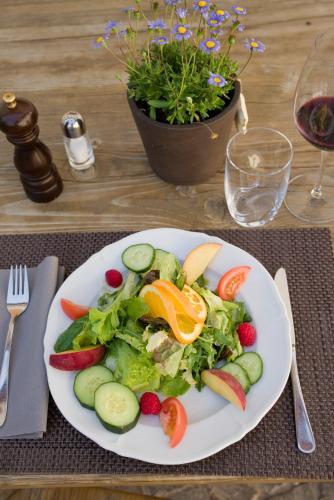 Comida en el hotel o alrededores