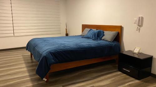 Cama o camas de una habitación en Apartamento en zona exclusiva de Cuenca