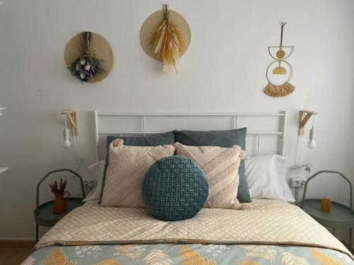 Katil atau katil-katil dalam bilik di Vivienda Oasis Murcia