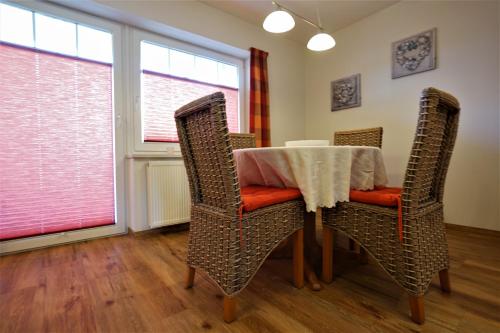 Posezení v ubytování Meereskönig Wohnung 1