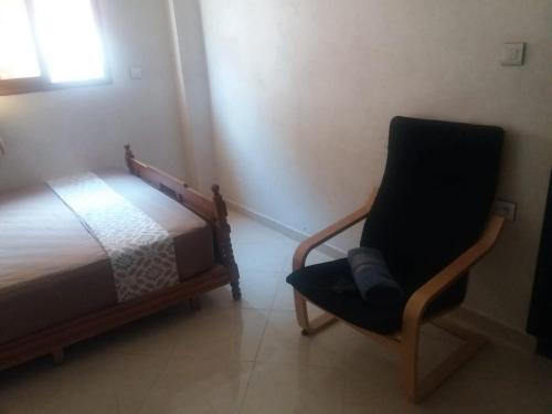 Postel nebo postele na pokoji v ubytování Mohammed V Airport HOME