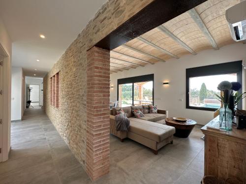 Χώρος καθιστικού στο The Private Accommodation Villa