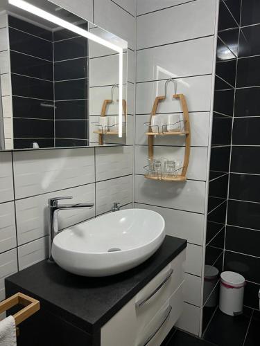 Koupelna v ubytování Apartment Buga Bilje