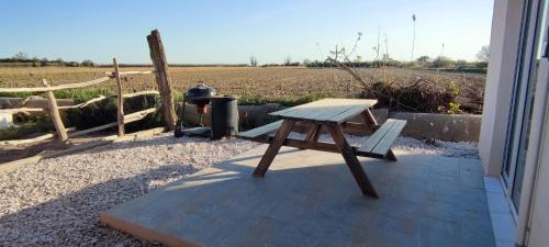 Μπαλκόνι ή βεράντα στο Appartement au coeur des rizières