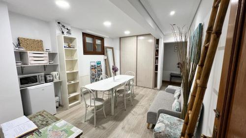 Pensión Buen Caminoにあるキッチンまたは簡易キッチン