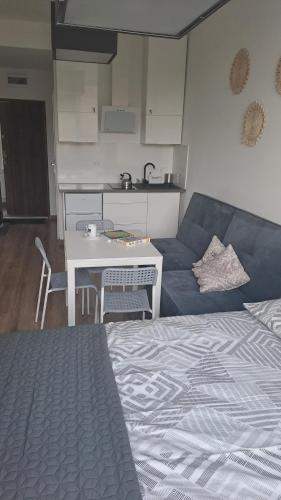 Η κουζίνα ή μικρή κουζίνα στο Apartamenty Ustroń Jaszowiec 92 abc