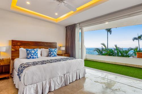 Katil atau katil-katil dalam bilik di Blue Horizon 101 at Residences