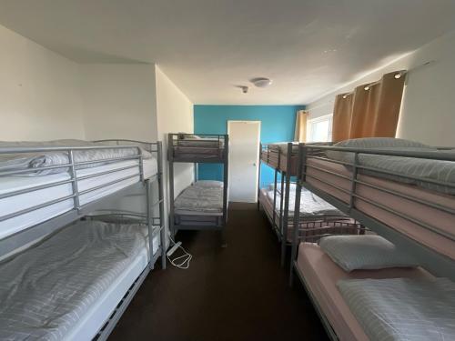 Ένα ή περισσότερα κρεβάτια σε δωμάτιο στο Blue Room Hostel Newquay