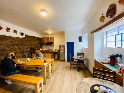 Setusvæði á Flying Dog Hostel Cusco