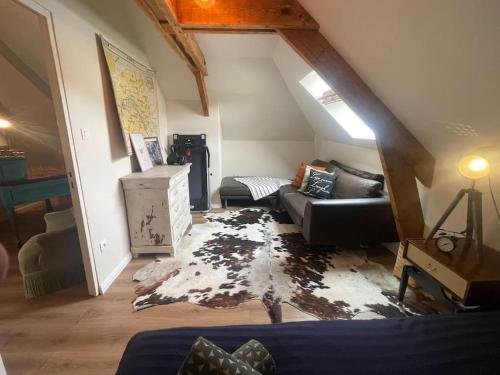 Χώρος καθιστικού στο Appartement Cosy et charmant