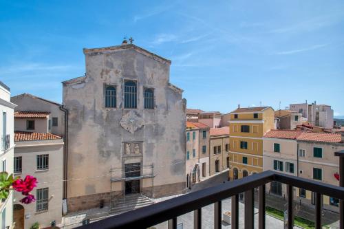 a view of a city from a balcony at Casa Vacanze San Michele in Alghero