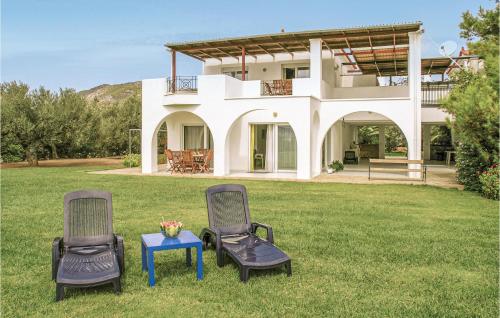 Vonkajšia záhrada v ubytovaní Soleiliosonne Haus Zeus