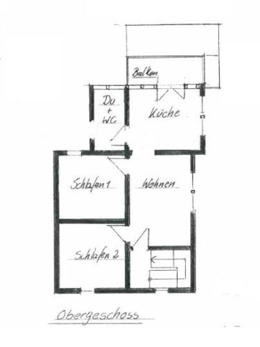 Κάτοψη του Gästeappartements Mechels