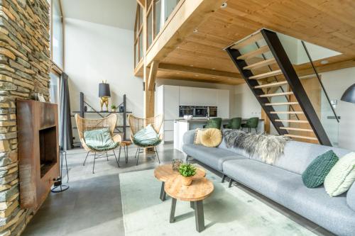Posezení v ubytování Buytenplaats Villa 183