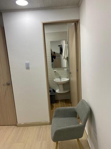 Koupelna v ubytování Habitaciónes Casa Holiday Fusa
