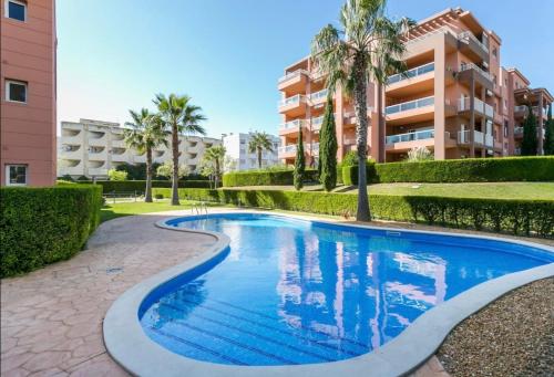 Beachfront Seaview Litoralmar apt, Fast WIFI, Airco, Pool, Private Parking