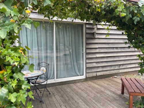 Gîte Les logis du Pechにあるバルコニーまたはテラス
