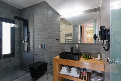 Koupelna v ubytování Agapi Luxury Villa
