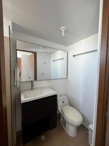 Phòng tắm tại apartamento barranquilla villa campestre!