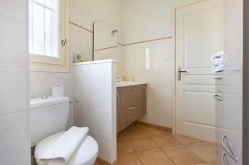 Koupelna v ubytování La Chambre Verte