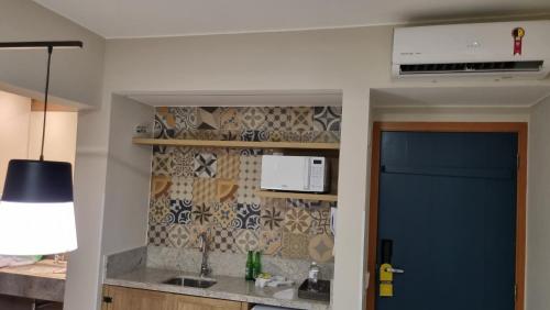 Η κουζίνα ή μικρή κουζίνα στο QUINTA SANTA BÁRBARA ECO RESORT