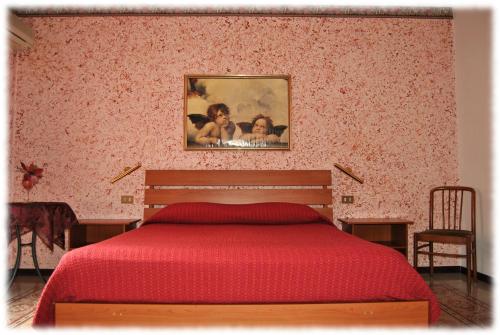 Cama o camas de una habitación en Bed and Breakfast D'Angelo