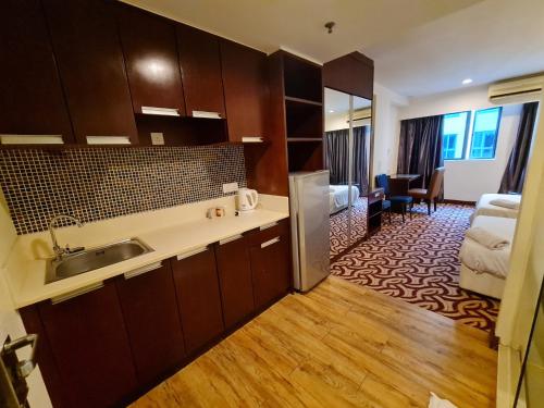 Posezení v ubytování SUN GARDEN Studio and Residences at South China Sea Place Suites