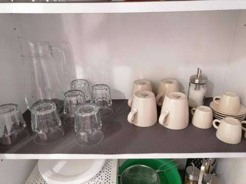 A kitchen or kitchenette at Mare Verde Alloggio con dheors