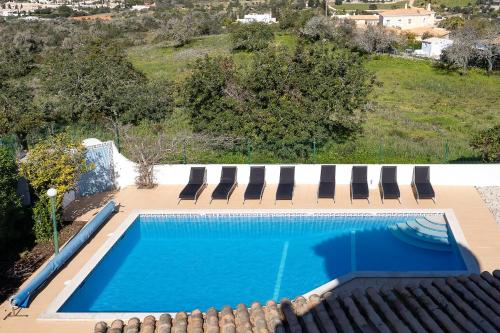 an image of a swimming pool in a villa at Casa Branca in Estômbar