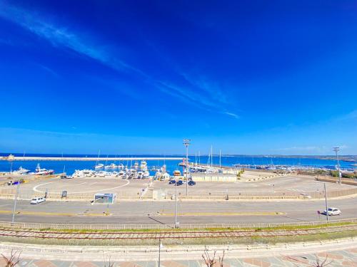 En generel havudsigt eller havudsigten taget fra lejligheden