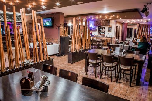 A restaurant or other place to eat at Kerkira pub&restaurant