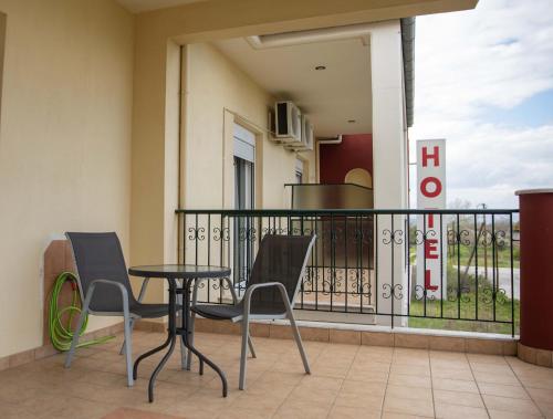 Μπαλκόνι ή βεράντα στο Hotel Kastro