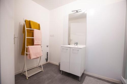 Kúpeľňa v ubytovaní Le gîte de la Cour des Arts