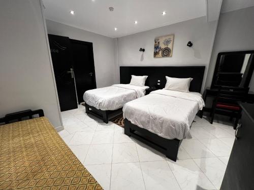 Helio Cairo Hotelにあるベッド