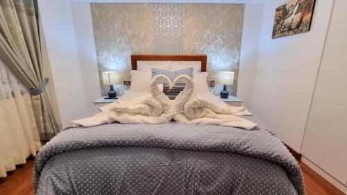 Ένα ή περισσότερα κρεβάτια σε δωμάτιο στο Hotel-Apartment INKASABIOS