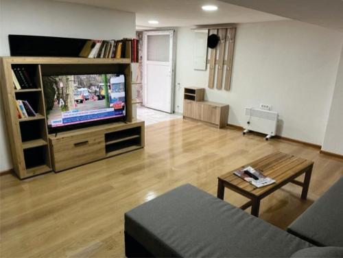 TV a/nebo společenská místnost v ubytování Demo's Place