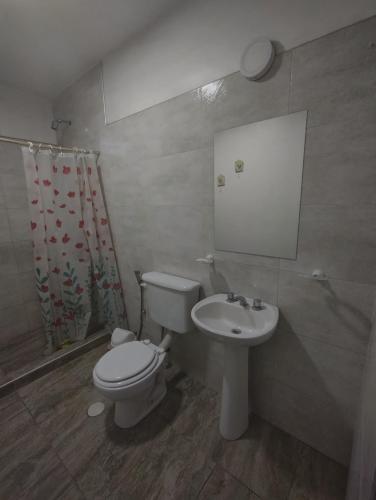 Ένα μπάνιο στο Cabañas Oliver