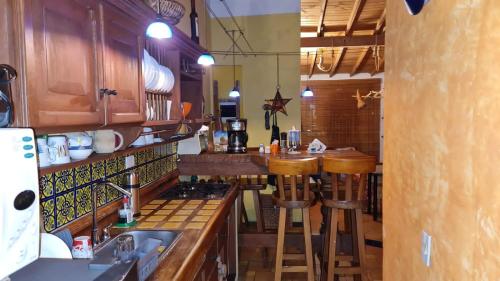 Kuchyň nebo kuchyňský kout v ubytování Apartamento Acogedor en el Retiro