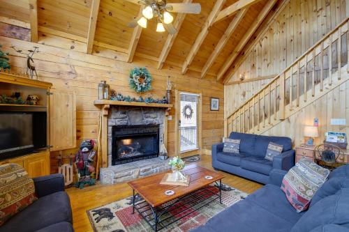 Smoky Mountains Cabin w/ Hot Tub, Deck & Views! photo 12