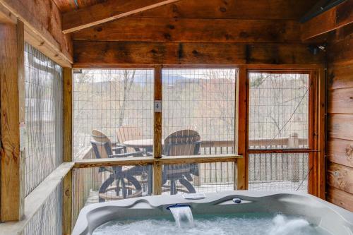 Smoky Mountains Cabin w/ Hot Tub, Deck & Views! photo 25