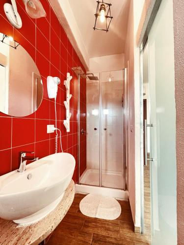 Ένα μπάνιο στο Residenza Cunto