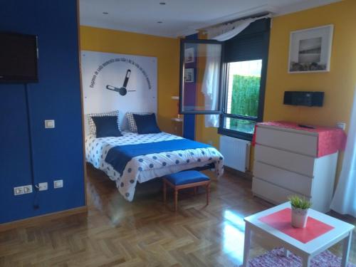 Katil atau katil-katil dalam bilik di Apartamento Mar y ola 4