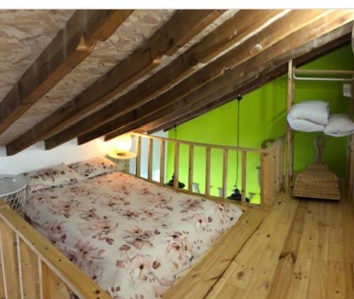 Postel nebo postele na pokoji v ubytování La casita de AO
