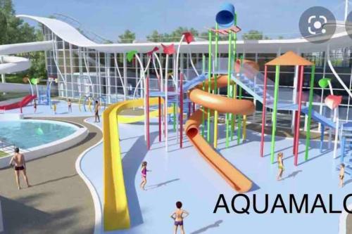 Aquapark v apartmáne alebo blízkom okolí