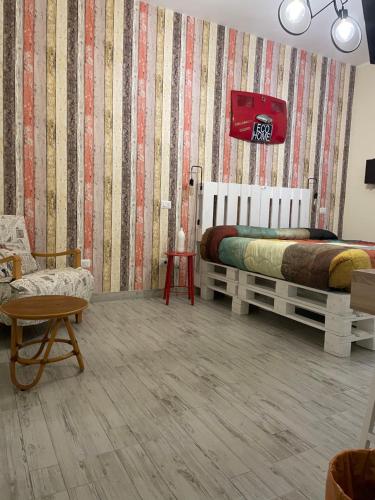 Ruang duduk di Alloggio Turistico Eco Home