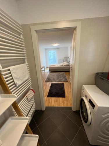 Postel nebo postele na pokoji v ubytování Apartment Wien - Favoriten