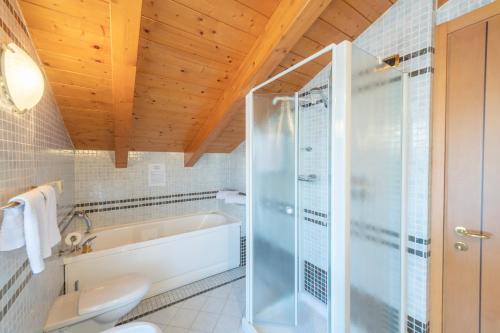 Koupelna v ubytování Hotel Relais Orsingher